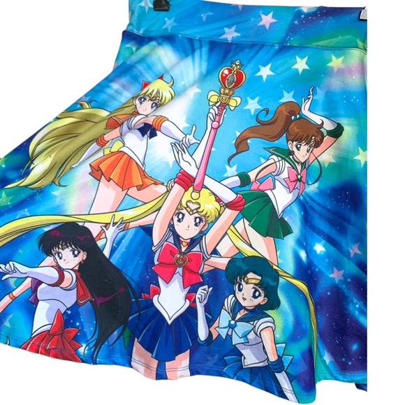 Sailor Moon Skirt Size Medium Hot Topic Cosplay Women's Character - Picture 3 of 8